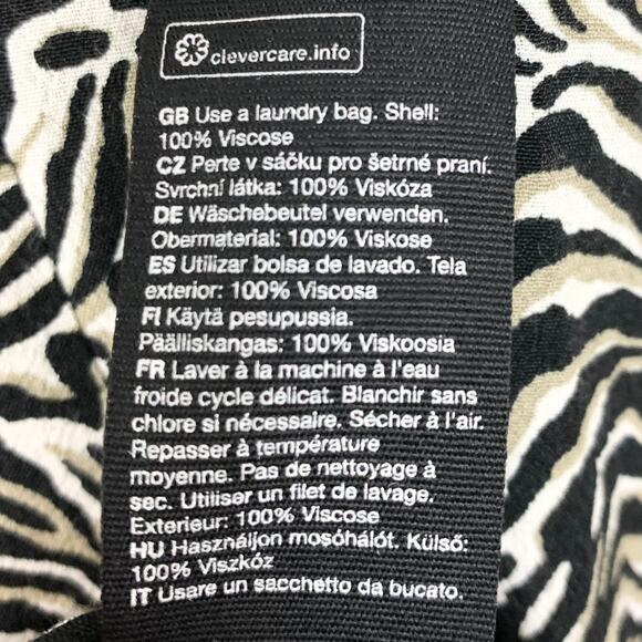 & Other Stories Flowy Leopard Print Mini Dress Puff Sleeves Side Tie Skirt 4 - Picture 10 of 16